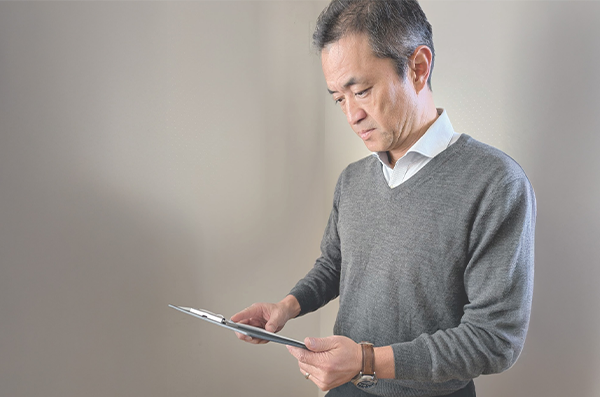 診断に入る前にヒアリングを行います。