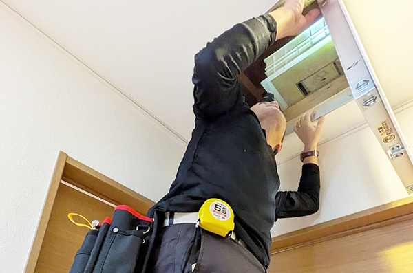 建物内部の住宅診断を行います。